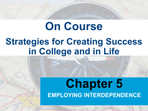 Strategies for Creating Success in College and in Life