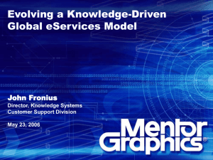 Evolving a Knowledge-Driven Global eServices