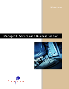 Managed IT Services Whitepaper