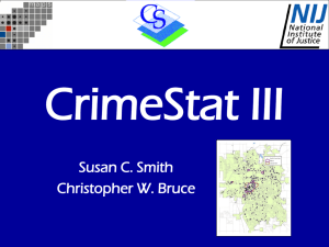 CrimeStat III Workbook PowerPoint