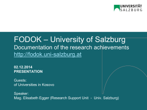 FODOK University of Salzburg