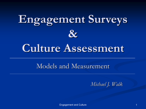Engagement Surveys & Culture Assessment
