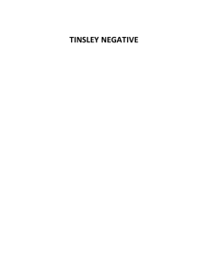 tinsley negative - Open Evidence Project
