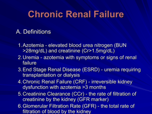 Chronic Renal Failure