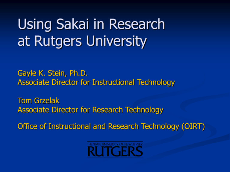 rutgers thesis repository