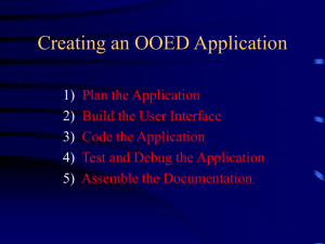 OOED Planning PowerPoint Presentation