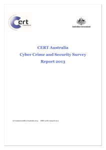 2013 Cyber Crime and Security Survey - [DOCX