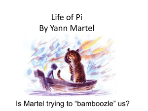 Life of Pi By Yann Martel