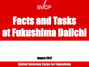 Facts and Tasks at Fukushima Daiichi