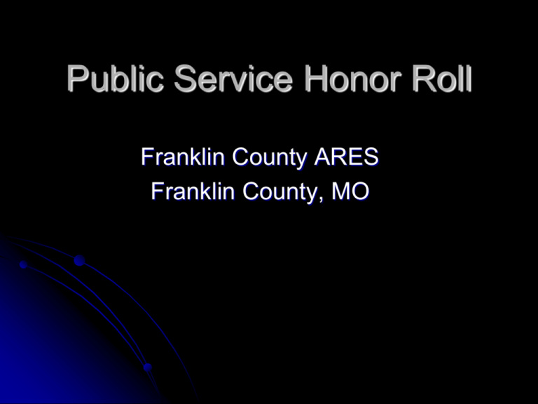 public-service-honor-roll