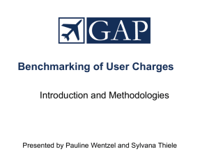 Benchmarking of User Charges