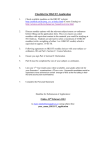 Checklist for HKUST Application - National University of Ireland