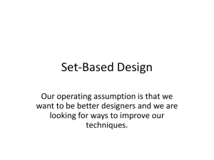 Set Based Design - Rose