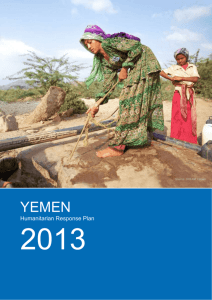Humanitarian Response Plan for Yemen 2013 (Word)
