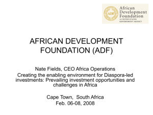 african development foundation (adf)