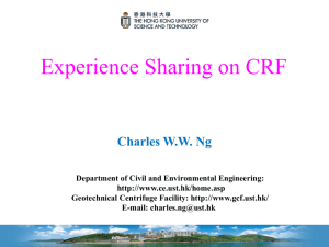 Experience Sharing on Collaborative Research Fund