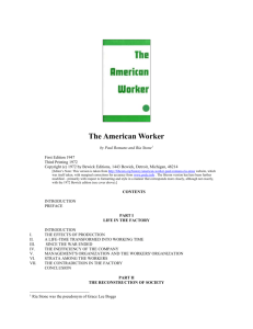 The American Worker