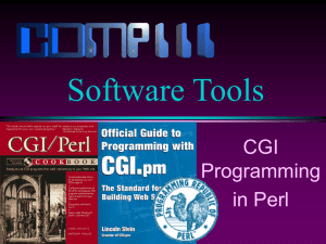 CGI in Perl