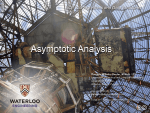Asymptotic Analysis - Computer Engineering Department