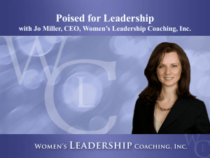 The Influencer - Women's Leadership Coaching