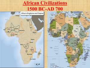 African Civilizations - Effingham County Schools