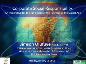 Jimson Olufuye - World Electronics Forum