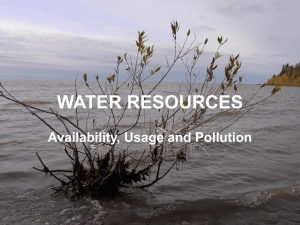 WATER RESOURCES