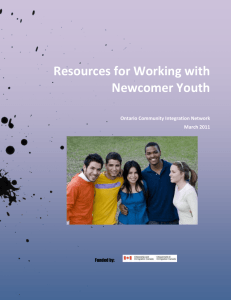 Resources for Working with Newcomer Youth