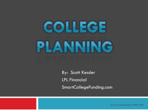 Financial Aid Presentation by Scott Kessler Powerpoint