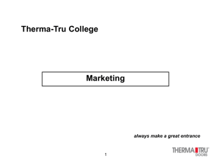 Therma-Tru University