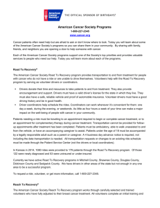 American Cancer Society Programs 1-800-227