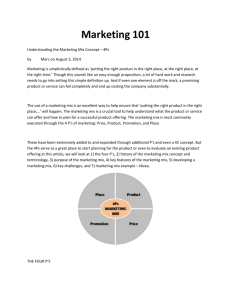 marketing mix example – nivea