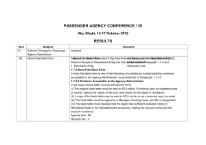PASSENGER AGENCY CONFERENCE / 35 Abu Dhabi, 15