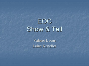 EOC Show & Tell