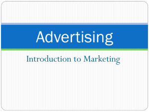Advertising - Mrs. Radlick's Website
