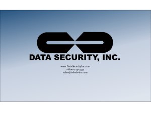 Data Security, Inc. - Nebraska InfraGard