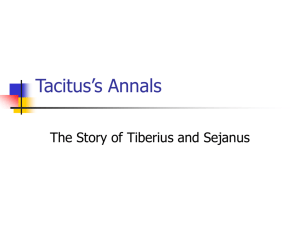 Tacitus's Annals