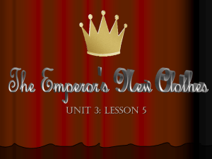 The Emperor's New Clothes - Open Court Resources.com