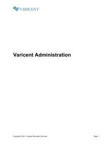 The Varicent Admin Client