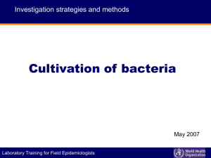 MPN test for water - World Health Organization