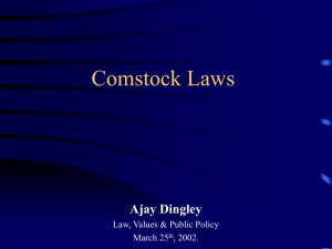 Comstock Laws