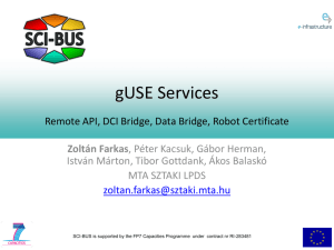 Data Bridge - MTA SZTAKI LPDS