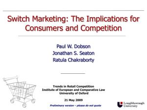 marketing: the implications for consumers and