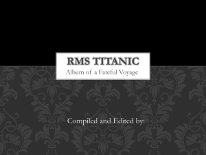 Titanic - Curriculum Connections