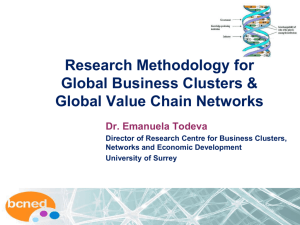 Global Value Chains - University of Surrey