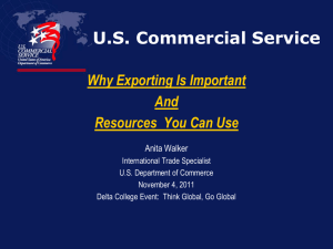 Why Exporting is Important and Resources Your Company Can Use