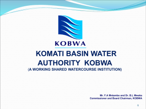 KOBWA KOMATI BASIN WATER AUTHORITY