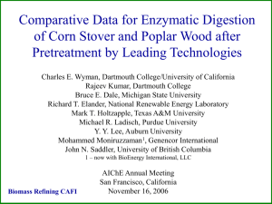Comparative Data for Enzymatic Digestion of