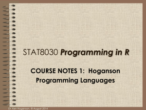 Programming Basics