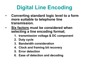 Line Encoding